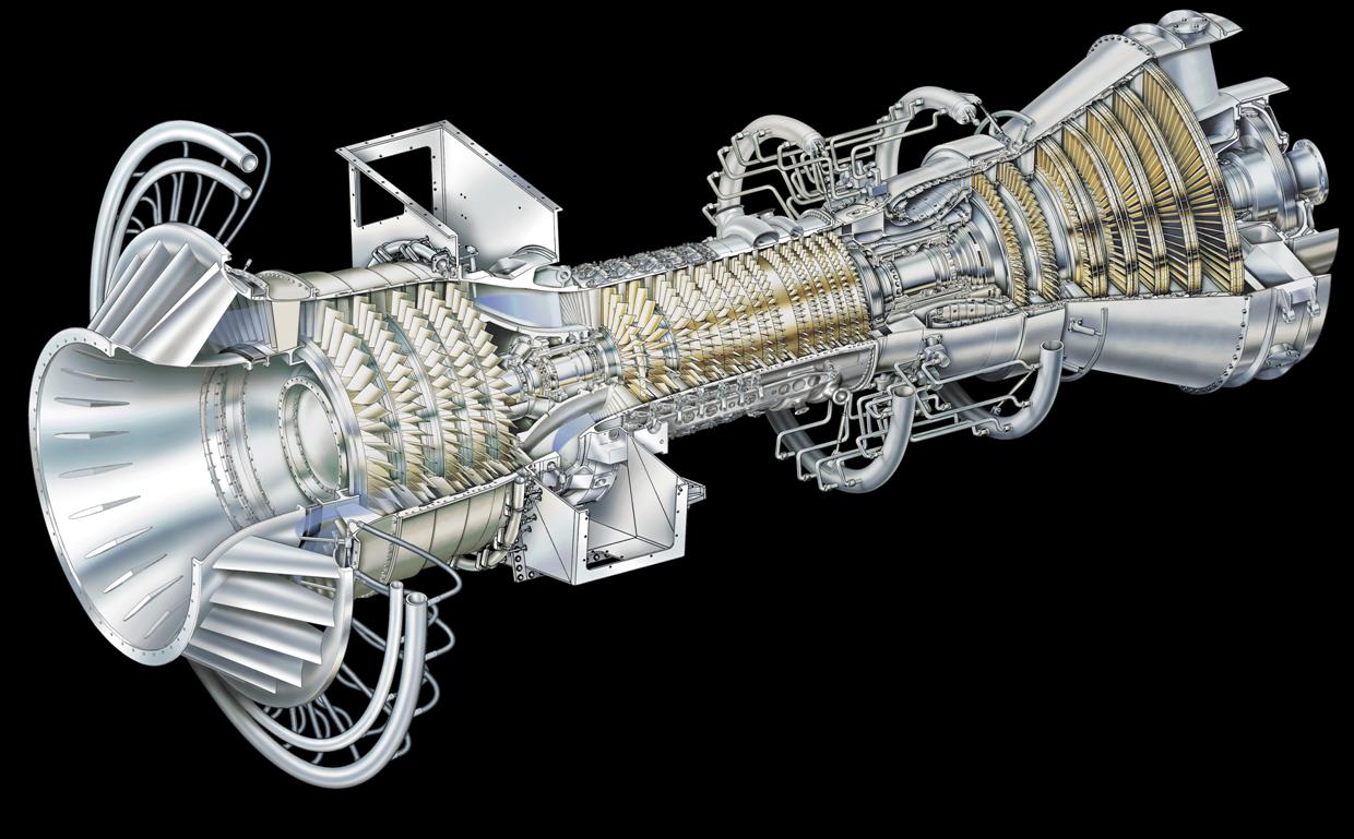 LM6000 Sprint cross section